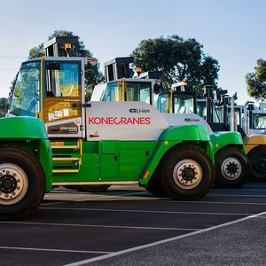 Customized forklifts color_rainbow_image